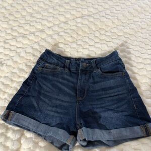 No Boundaries Dark Blue Jean Shorts